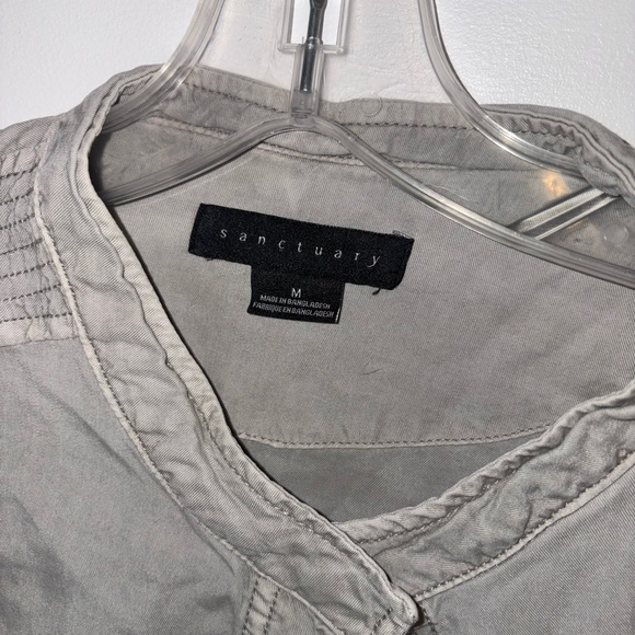 Sanctuary Gray Button-Up Jacket - Picture 2 of 6